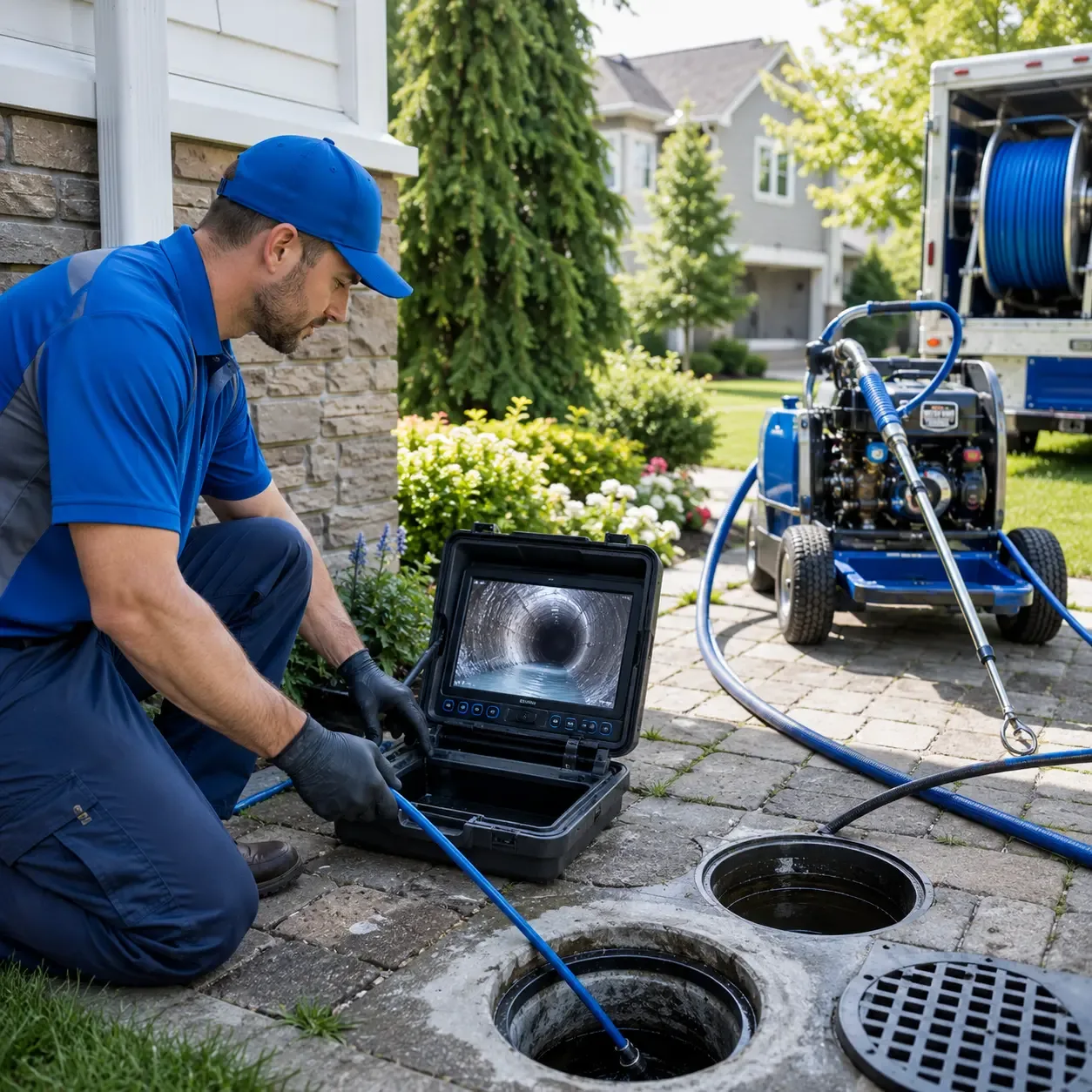Outdoor drain cleaning professionals serving Bennington, OK